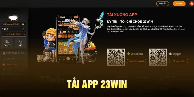 Hướng dẫn tải app 23win chi tiết